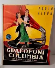 GRAFOFONI COLUMBIA Small Photo Album For 10 Photos Ribbon Tie REMAKE 5x6’’