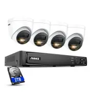 4K PoE Security Camera System with Audio Recording, 8 Channel 12MP H.265+ NVR...