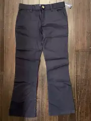NEW OLD NAVY Uniform School Bootcut Pants Navy Blue for Girls 8 Plus