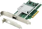 10Gb SFP+ Optical Network Card 10GbE Ethernet Converged Network Adapter for Intel X520-DA1 E10G41BTDA