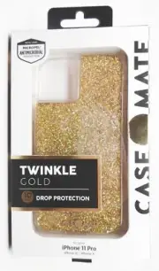 Case-Mate Twinkle Glitter 10ft Drop Case for Apple iPhone 11 Pro - Gold