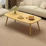Coffee Table, Sofa Side Table, Living Room Wood Table, Office Tea Table, Balcony Table A18 (A Wood, 80X40X42CM)