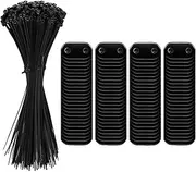 Garden Wire Rope Kit - Fence Post Support | Fence Fastenings Kits | PVC Privacy Fences Bracket Holder | Sturdy UV-Resistant Barrier Fixing Accessories for Terrace Balcony Railings Use