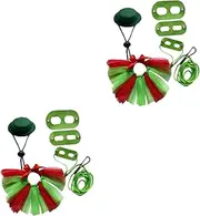 BESPORTBLE 2 Sets Xmas Lizard Harness Lizard Traction Rope Bearded Dragon Leash Kit