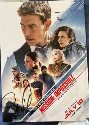 Christopher McQuarrie Signed Mission Impossible Dead Reckoning 8x6 Photo Card