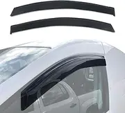 AUSGO Weathershields Compatible with Volkswagen Caddy 2005-2020, Weather Shields Window Visors Wind Deflectors Sun Rain Guard 2PCS Set
