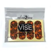 Vise Pre-Cut Logo Tape Orange #2 Medium Release 1″ – 40 Pieces