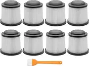 [IOYIJOI] 8 Pack Vac Replacement Filters for Black & Decker PVF110 PHV1810 PHV1210 BDH2000PL BDH1600PL BDH2020FLFH BDH1620FLFH. Compare to Part # PVF110