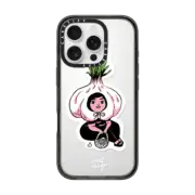 iPhone 16 Pro Impact Case Garlic Girl By Mel Stringer