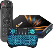 Android TV Box 11.0 4GB 64GB RK3566 Quad-Core Cortex-A53 CPU Mali-G31 MP2 3D 8K Smart TV Box Support Wifi6 2.4Ghz/5.0Ghz WiFi BT5.0 Ethernet LAN 10/1000M Set-Top Box,8gb+64gb