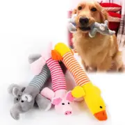 Pet Dog Plush Toys Stuffed Squeaky Sound Puppy Squeak Chew Elephant/Duck/Pig