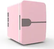 6L Car Refrigerator, Dual-Use Mini Fridge for Car and Home, Portable Refrigerator for Facial Mask and Drink Refrigeration, Mini Refrigerator for Van Camper Travel Office,Pink-Australia