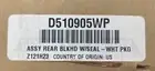D510905WP Speed Queen Washer Dryer OEM Rear Bulkhead W Seal Genuine Original OEM