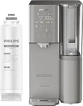 Philips Aquaporin Mineral Water Filter Station w/RO Purification Instant Hot & Cold Water Dispenser Machine Alkaline Remineralisation UV-C LED 6L Tank Compatible with Reverse Osmosis Filter Cartridge