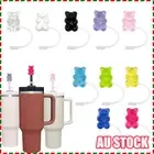 Cute Pink Bear Straw Cover for 30&40 Oz Cups BP