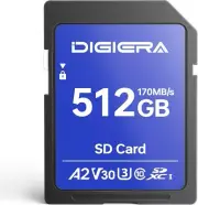 512GB LS100 SDXC UHS-I Memory Card – 170MB/s, C10 U3 V30 4K UHD (1 Pack)