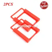 2PCS 2.5" to 3.5" SSD to HDD Mounting Kit Adapter Bracket Hard Drive Holder Dock