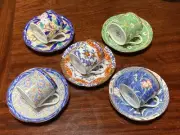 Aya Imari Arita Ware Mini Coffee Cup Saucer Demitus 5-Custom Set