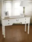 Desk Sofa Table 5 Drawer White Hamptons Style Sideboard Furniture