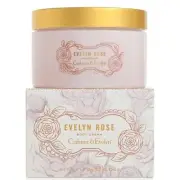 Crabtree & Evelyn Evelyn Rose Body Cream in Jar 170g 6.0 oz NIB Brand New