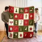 Christmas Room Blanket Throw Christmas Throw Blanket for Room Decor Retro Office
