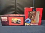 Marvel: Deadpool Taco Holder by Vandor + Lootcrate Deadpool Q FIG Figure NEW