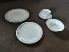 Corelle By Corning Snowflake Blue Dinner Set (15 Sets Available)