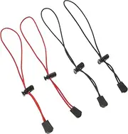 4Pcs Adjustable Elastic Tie Straps for Camping Outdoor Storage and Backpack Organization Durable Non Rusting Multi Functional Fastening Straps
