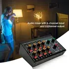 Mix-428 Mini Mixer Compact Size Mono/stereo Switch High Performance Portable