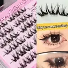 No Glue Cluster Lashes 5D Steamed Rolls Soft Idol Lash Clusters
