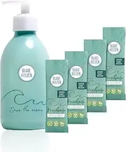 Hand Soap Aloe Vera Starter Set + 4 x Refill Powder