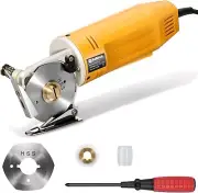Mini Electric Cloth Cutter, Rotary Blade Fabric Cutting Machine, Octagonal Knife