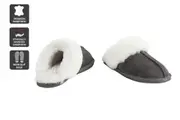 Outback UGG Unisex Premium Sheepskin Slippers (Grey)