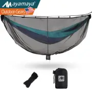 Portable Single Double Camping Hammock Bug Mosquito Net Lightweight Easy Set Up