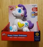 Play Right Fairy Tales Unicorn Lights▪︎Sounds▪︎Moving Parts. Made without BPA.