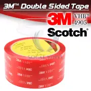 Genuine 3M VHB #4905 Clear Double-Sided Tape Mounting Automotive 50mmx10FT