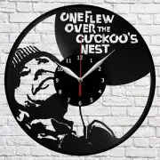 One Flew Over the Cuckoo's Nest Vinyl Record Wall Clock Home Fan Art Decor 4763