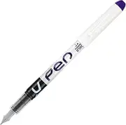 Pilot V Pen Disposable Fountain Pen, Violet, Box of 12