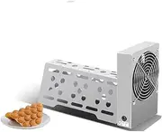 Automatic Egg Waffle Blower, 30W Induction Cooling and Shaping Hair Dryer, Stainless Steel Waffle Fan, Rapid Cooling and Heat Dissipation, for Snack Bars/Fast Food Restaurants