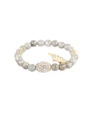 Eye Candy LA Luxe Collection Agate Drusy Stretch Bracelet