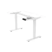 Advwin Electric Standing Desk Frame Height Adjustable Motorised Sit Stand Desk Base Workstation White