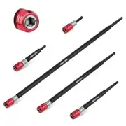 Magnetic Screwdriver Bit Holder Set: 5-Piece 1/4 Inch Hex 2|4|6|12|17inch-5PCS