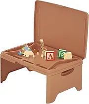 Lightweight Folding Lap Desk - Bed Table, Portable Laptop Tray | Foldable Food Tray for Couch and Bed, Laptop Stand for Writing and Work, Car Seat Table for Eating, Reading, and Traveling