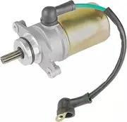 Starter Motor,Compatible With Yamaha Champ YFM100 Moto YFM50 Raptor/Badger YFM80 Grizzly 49-98cc 85-2008 OEM:55X-81800-51-00 65X-81880-50-00