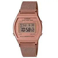 在飛比找森森購物網優惠-【CASIO 卡西歐】電子錶 米蘭錶帶 防水50米 LED背