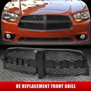 [Honeycomb Mesh] For 11-14 Dodge Charger OE Style Front Upper Bumper Grille