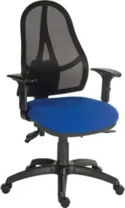 Teknik Elliptical Ergonomic Mesh Back Executive Chair Blue
