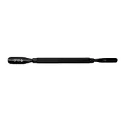 Caronlab Grip Nail Cuticle Pusher B6 (Matte Black, Double Ended Spoon)