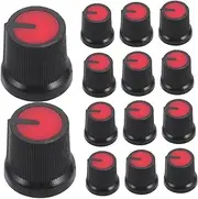 Toddmomy Protective Stylish Bass Guitar Knobs 50pcs Volume Control Knobs for Electric Guitars Plastic Construction