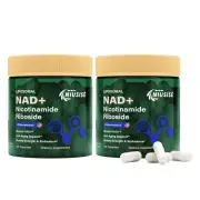 NIUSISE NAD Supplement NAD Nicotinamide Riboside 900 Mg for Men and Women Lip...
